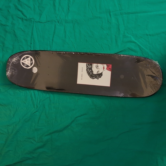 Welcome Skateboards Audrey on Moontrimmer 2.0 Deck Black Dip/Bone 8.5''x 32.5''' - Picture 5 of 7